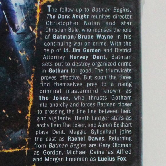 The Dark Knight Widescreen Edition DVD - Rated PG-13 - Picture 7 of 8